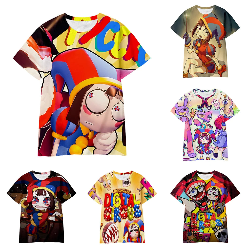 TADC The Amazing Digital Circus T-shirts Kids Adults Teen Clothes Summer Top Tshirt