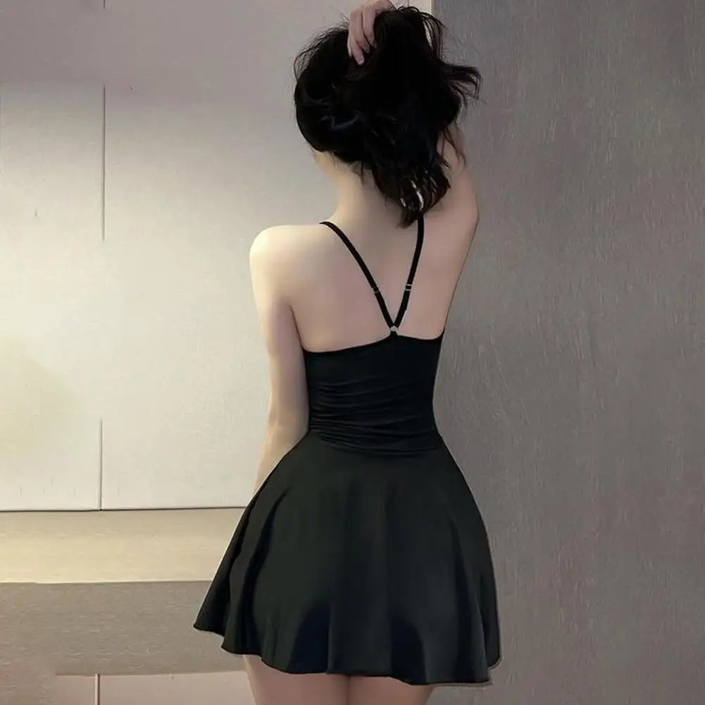 Sexy Clubwear Party Mini Swing Skater Dress Vest Top Women