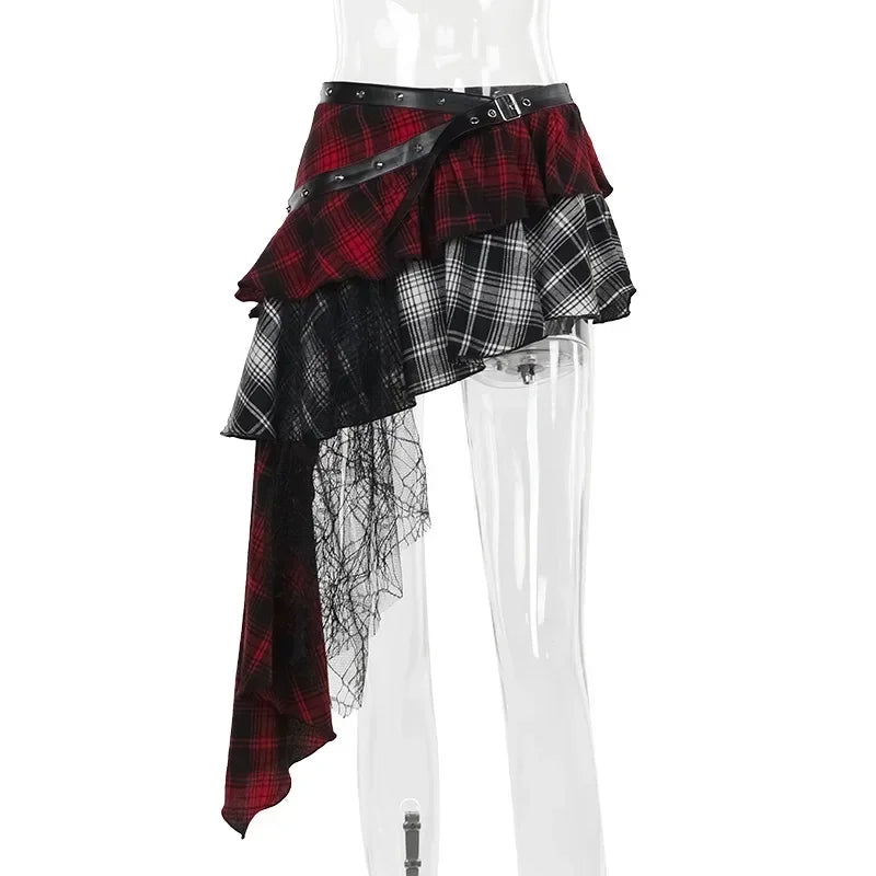 Tartan Punk Rock Goth Plaid Grunge Skirt