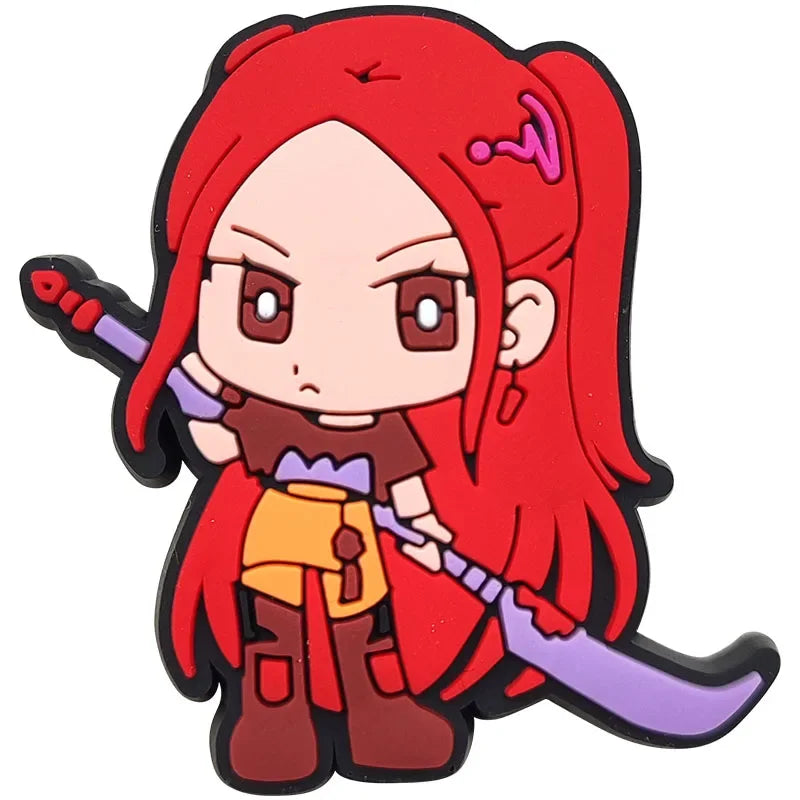 KPop Demon Hunters Shoe Croc Charms Huntrix Crocs Decoration