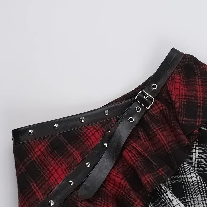 Tartan Punk Rock Goth Plaid Grunge Skirt