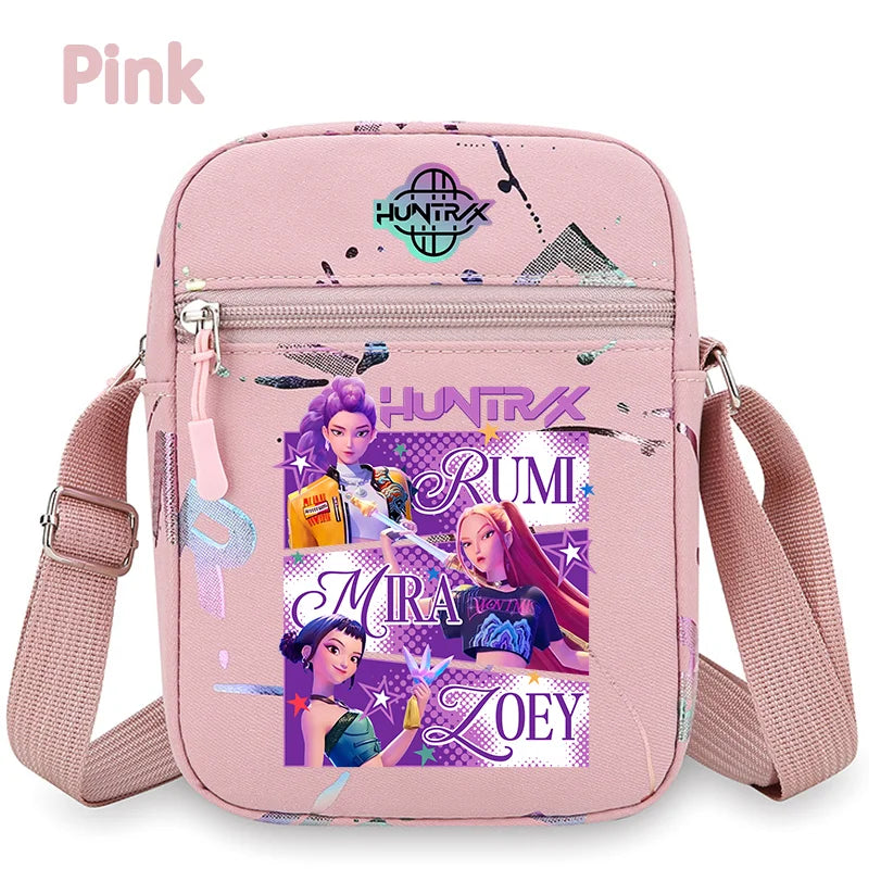 Kpop Demon Hunters Crossbody Bag HUNTRIX Backpack Rumi Pouch Bag