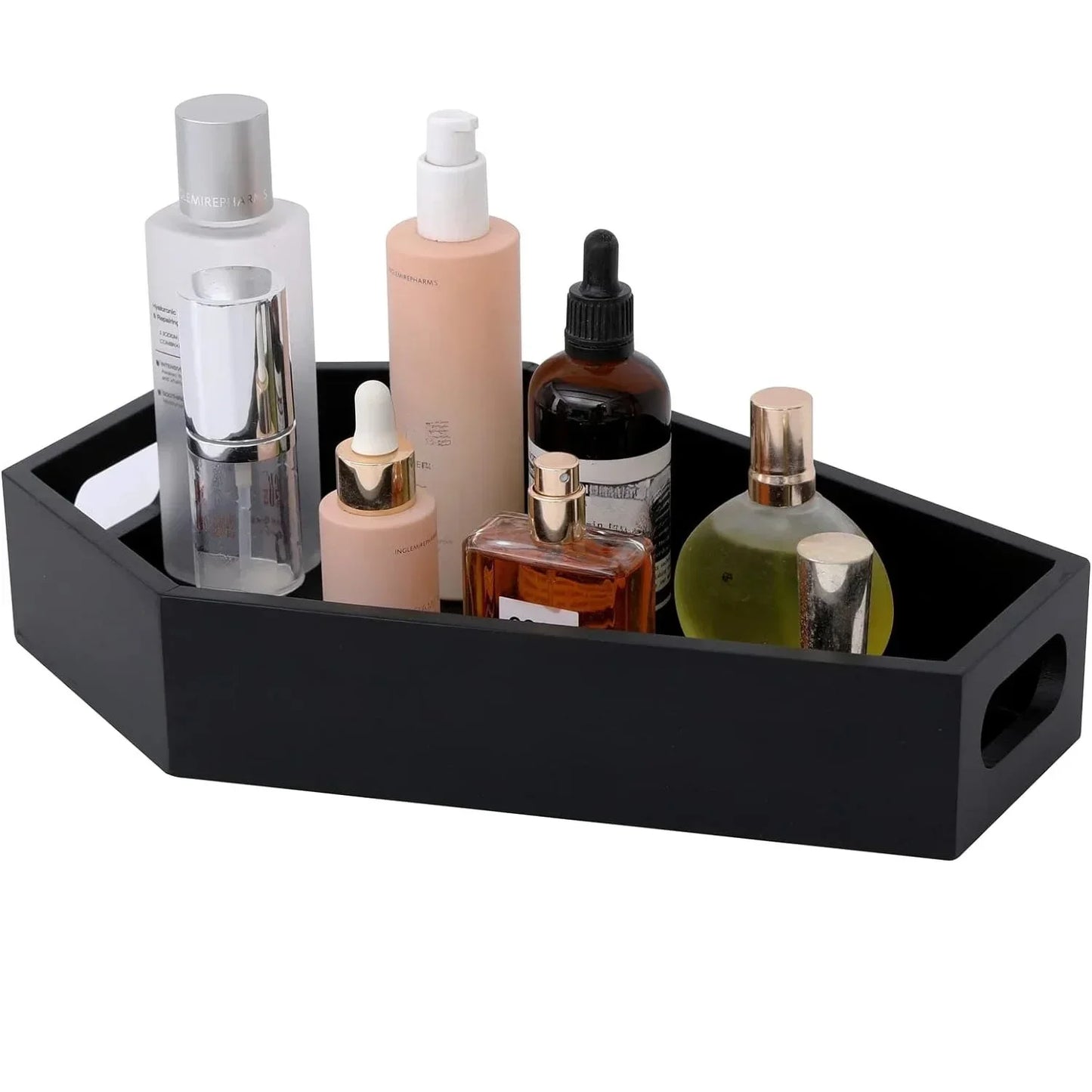 Black Gothic Goth Coffin Shaped Home Decor Cosmetics Storage Box Tray