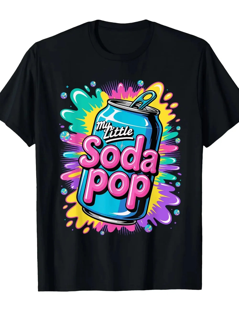 Soda Pop T-Shirt Saja Boys KPop Demon Hunters Clothes Summer Top