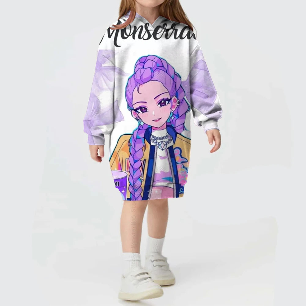 KPop Demon Hunters Huntrix Dress Long Jumper Sweater K-pop clothes