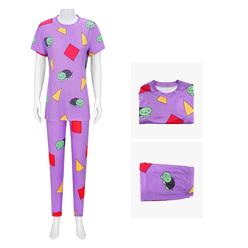 Kpop Demon Hunters Huntrix PJ's Mira Zoey Pajamas Sleepwear Adult Cosplay Fancy Dress Costume Pyjamas