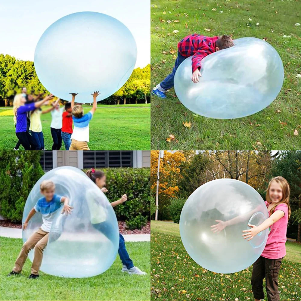 Giant Bubble Ball Blow Up Balloon Toy Wubble Children Outdoor Garden Fun