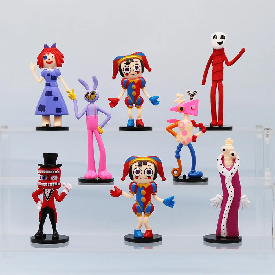 The Amazing Digital Circus Figures Pomni Jax Ragatha Model Toy Glitch Productions Doll