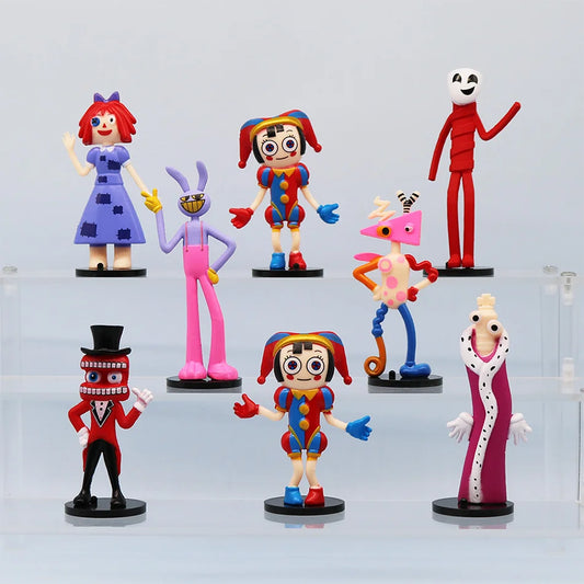 The Amazing Digital Circus Figures Pomni Jax Ragatha Model Toy Glitch Productions Doll