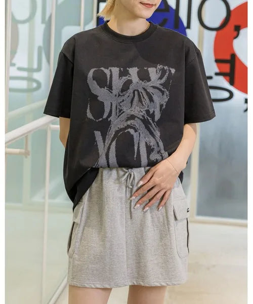 Gothic Printed Pattern Oversized Unisex TShirt