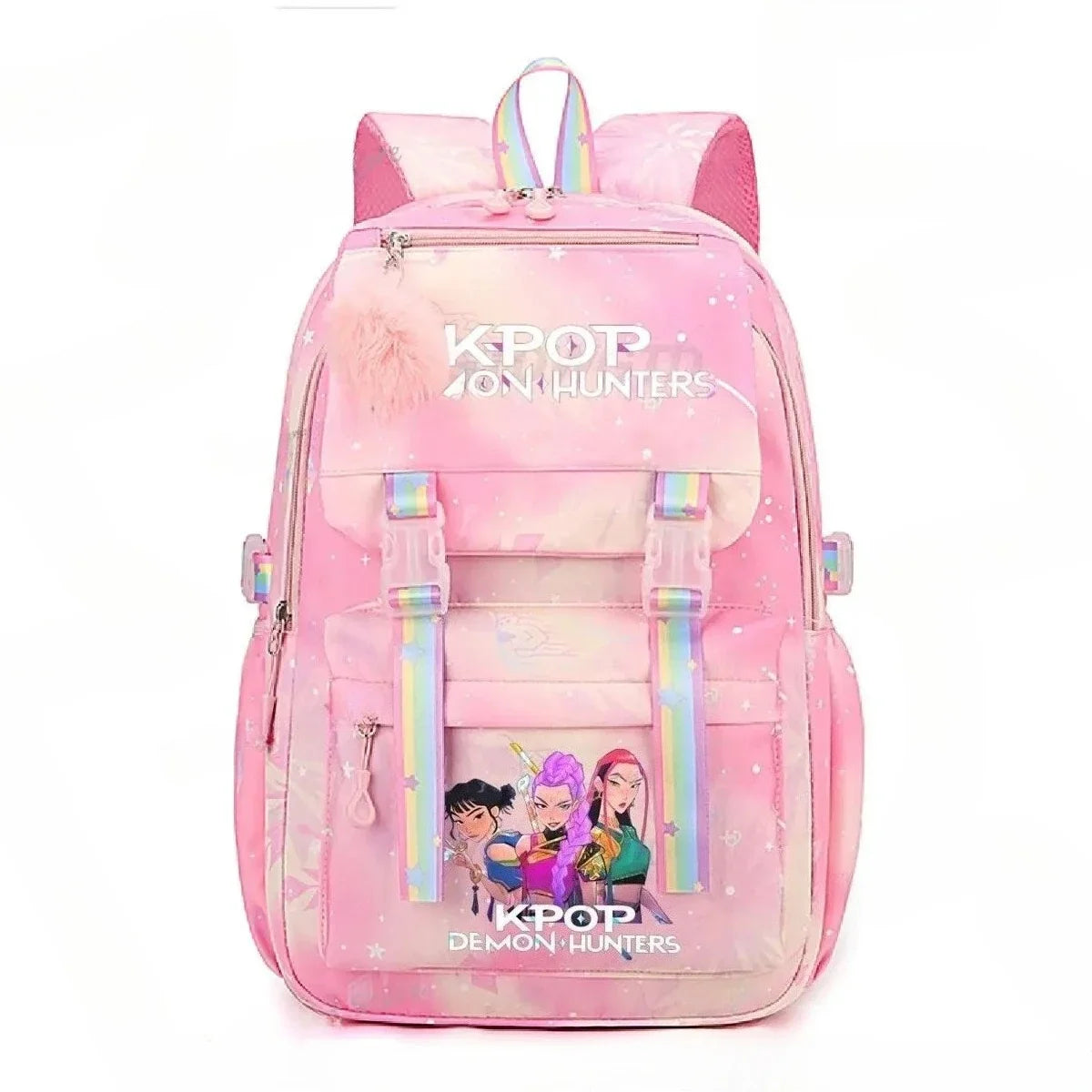 KPop Demon Hunters Backpack School Bag Huntrix Merch Gifts Rumi Mira Zoey