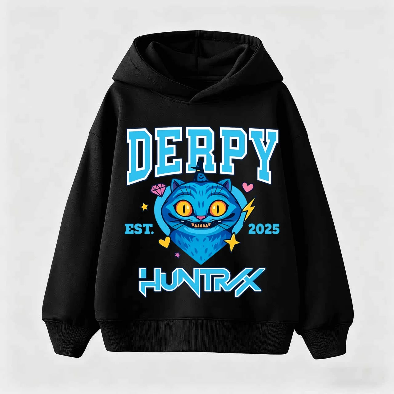 KPop Demon Hunter Hoodie Saja Boys Derpy Tiger Cartoon Girls Boy Hooded Sweatshirt K-pop Merch Gifts