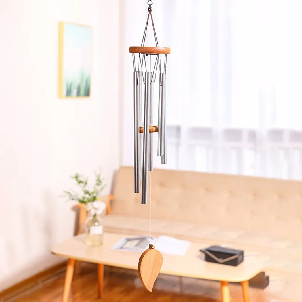 Good Luck Wind Chimes Gold Silver