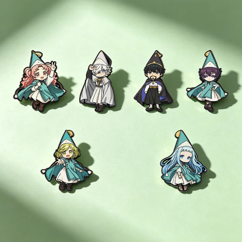 Witch Hat Atelier Enamel Pin Badges Anime Cosplay Coco Agott Tetia Richeh Qifrey Olruggio Pins Cute Brooches Friends Gifts