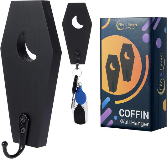 Wall-mounted Coffin Key Holder - Gothic Home Decor Wall Hanging
