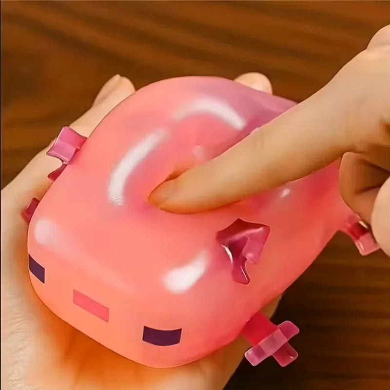 Squishy Axolotl Sensory Stress Squeeze Toy Fidget Stretch Squishie Axolotol