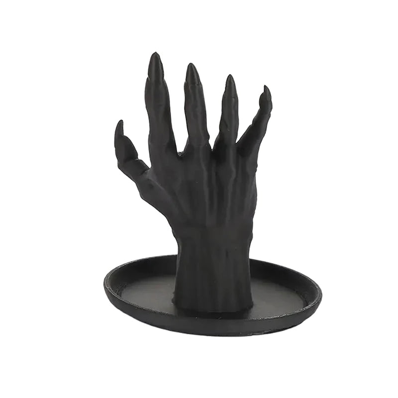 Gothic Skeleton Hand Jewelry Stand Home Decor