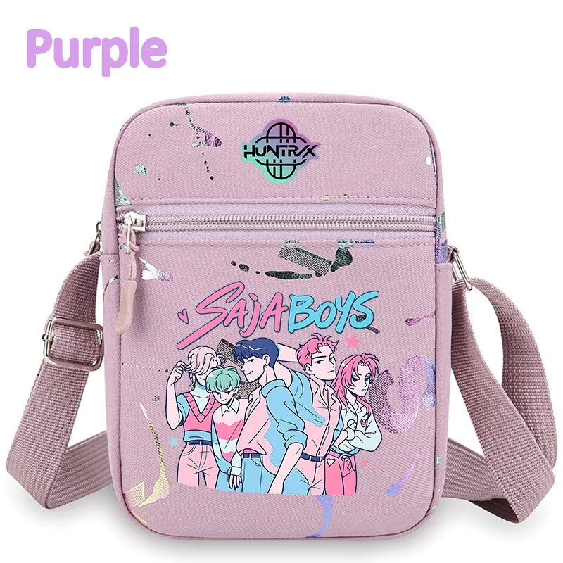 Kpop Demon Hunters Crossbody Bag HUNTRIX Backpack Rumi Pouch Bag