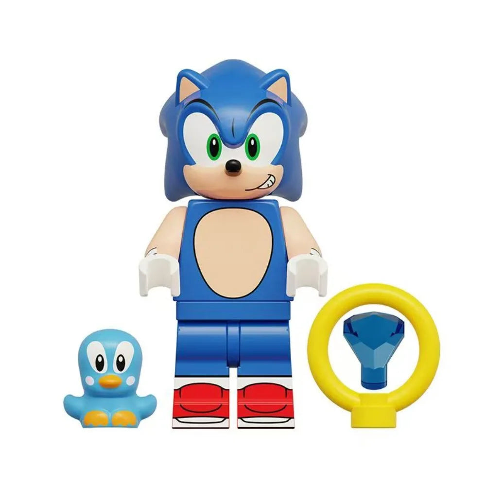Sonic The Hedgehog Lego Building Blocks Knuckles Toys Gifts