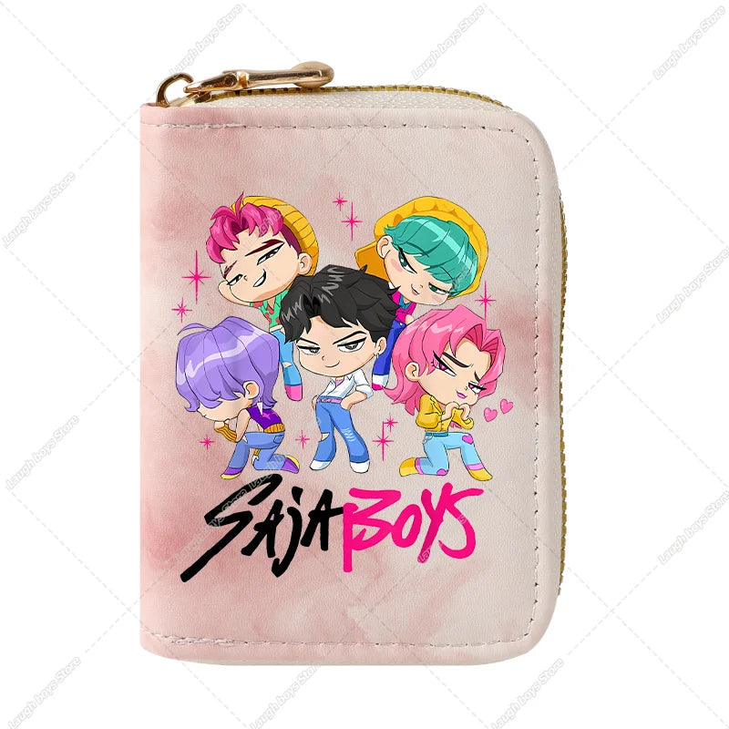 KPop Demon Hunters Fashion Wallets Huntrix Coin Money Cards Purse Rumi Mira Zoey Merch