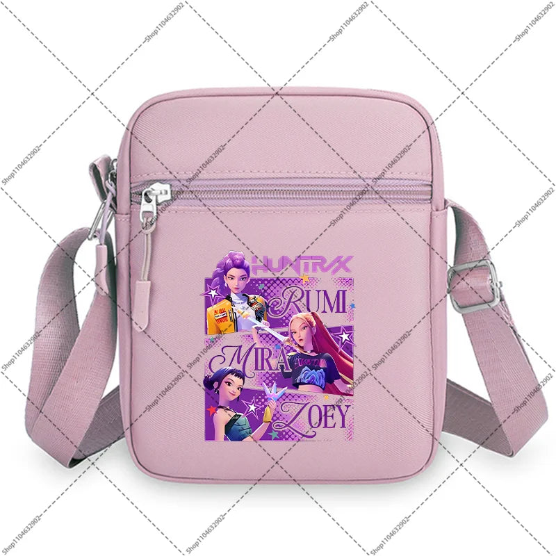 Kpop Demon Hunters Purse Crossbody Bags Shoulder Bag Huntrix Merch Gifts Hand Bag