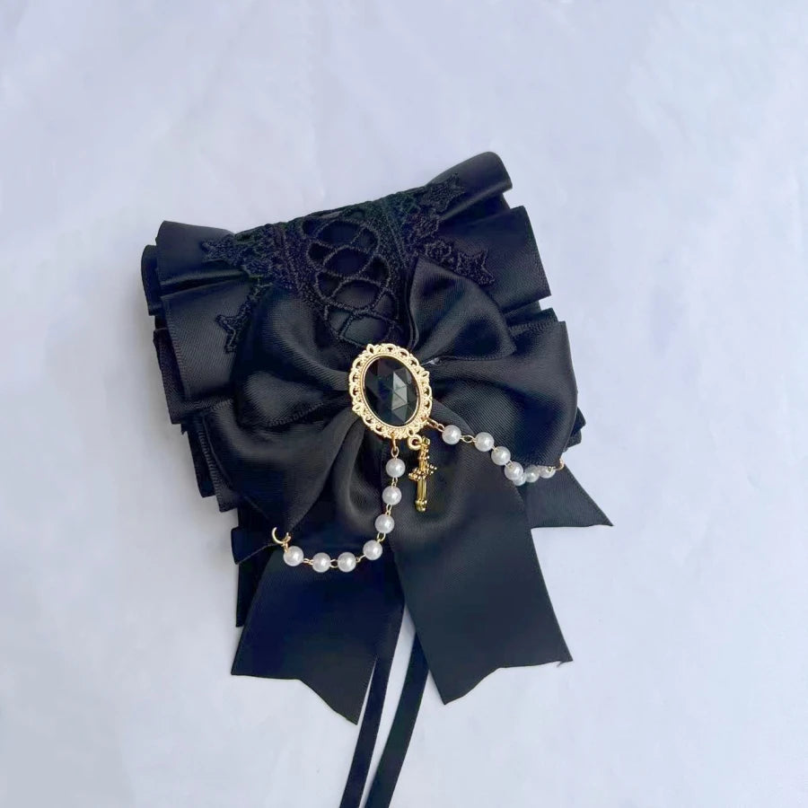 Victorian Gothic Lolita Headdress Maid Hair Accessories Cute Cosplay
