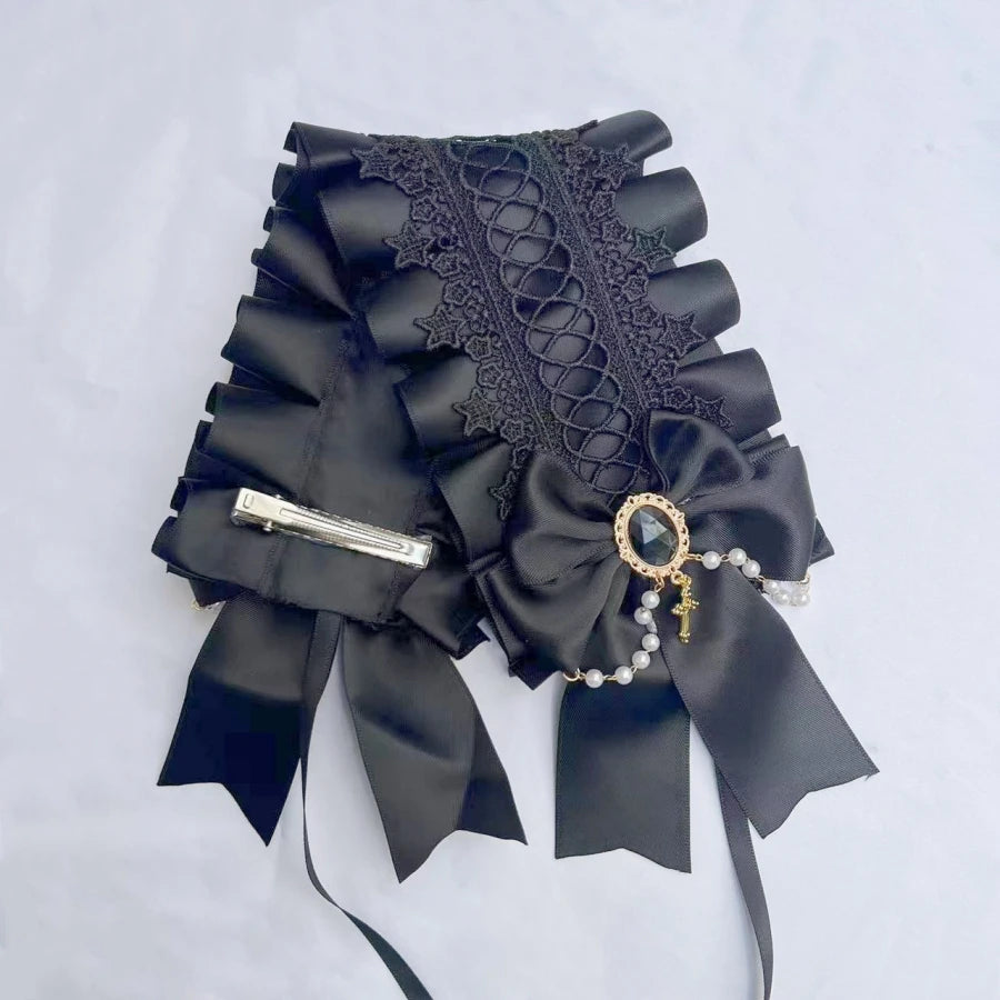 Victorian Gothic Lolita Headdress Maid Hair Accessories Cute Cosplay