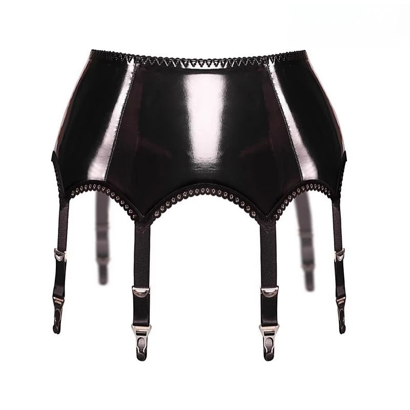 Sexy Gothic Metal Clip Garter Stockings Suspender Belt Erotic Lingerie Pole Dance Burlesque