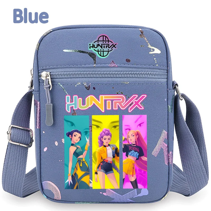 Kpop Demon Hunters Crossbody Bag HUNTRIX Backpack Rumi Pouch Bag