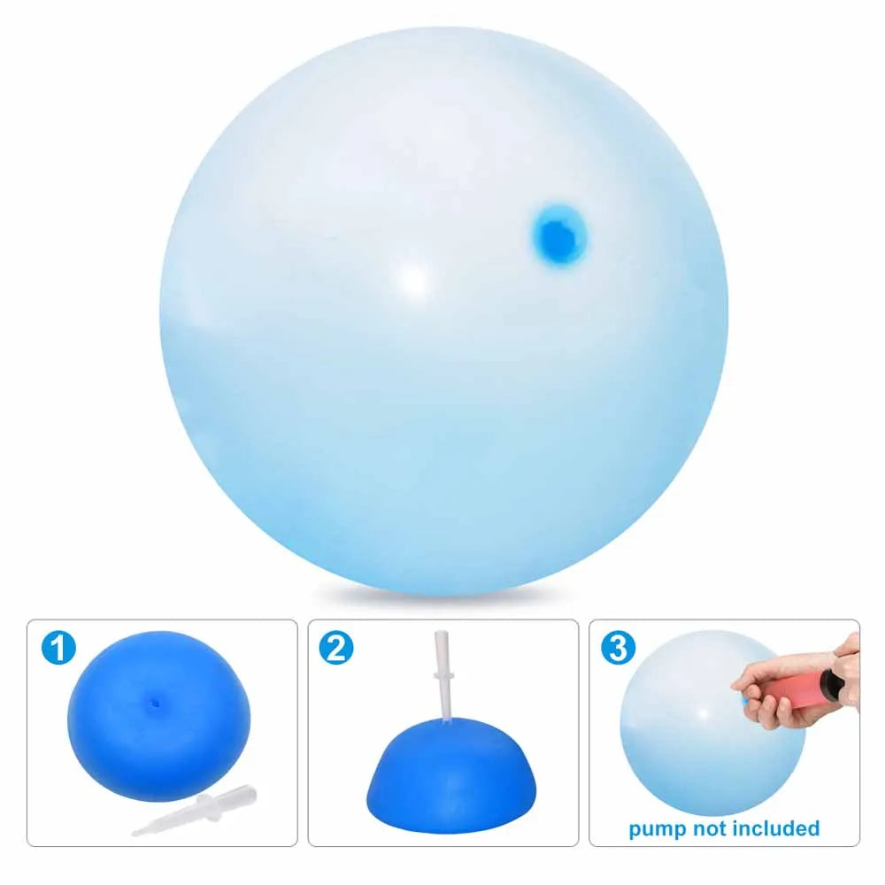 Giant Bubble Ball Blow Up Balloon Toy Wubble Children Outdoor Garden Fun