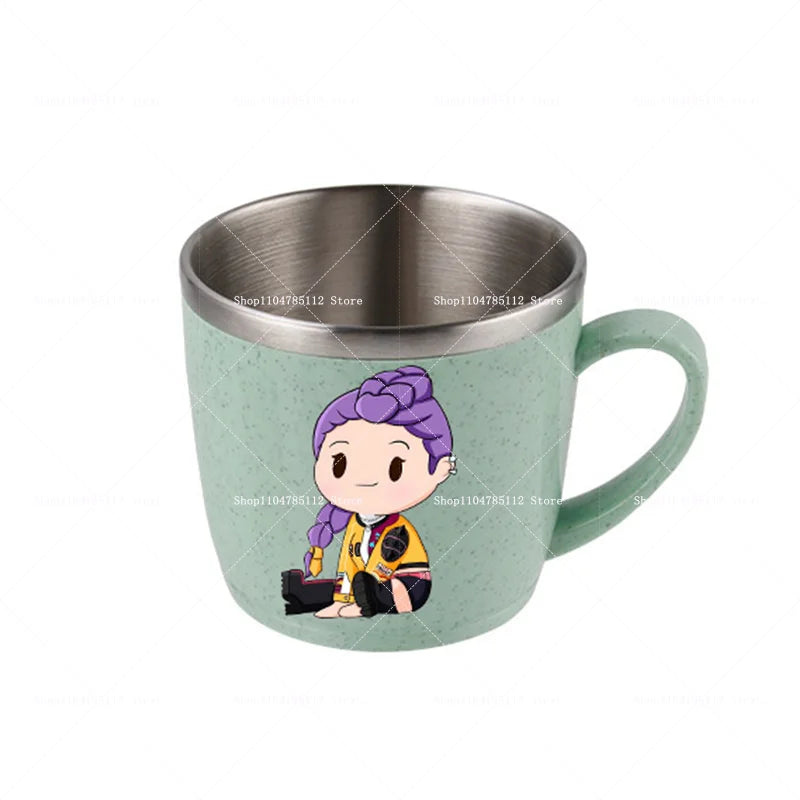 KPop Demon Hunters Stainless Steel Camping Cup Water Bottle Mug Merch Gifts K-Pop