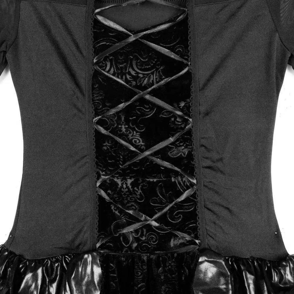 Black Devil Fallen Dark Angel Fancy Party Dress Halloween Costume