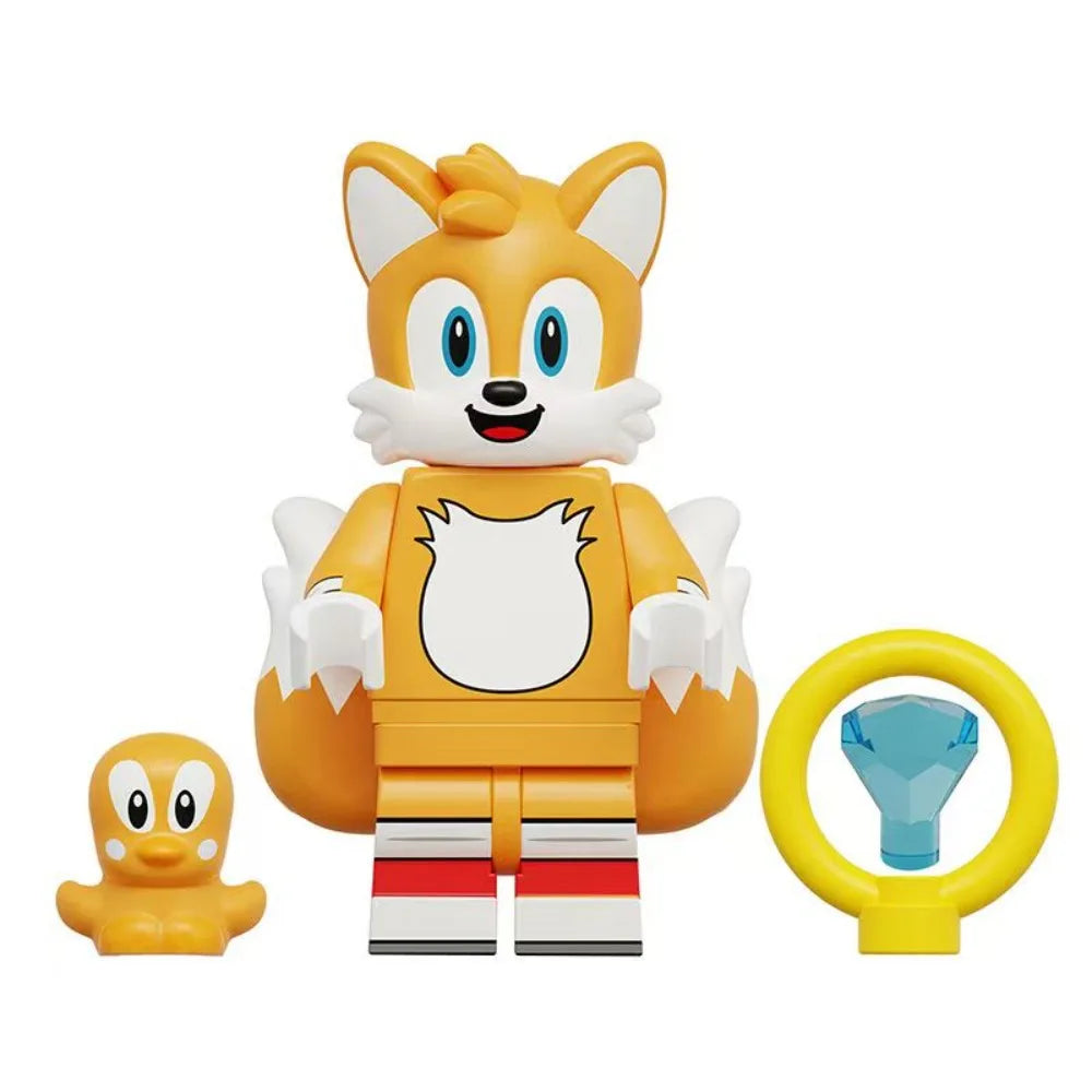 Sonic The Hedgehog Lego Building Blocks Knuckles Toys Gifts