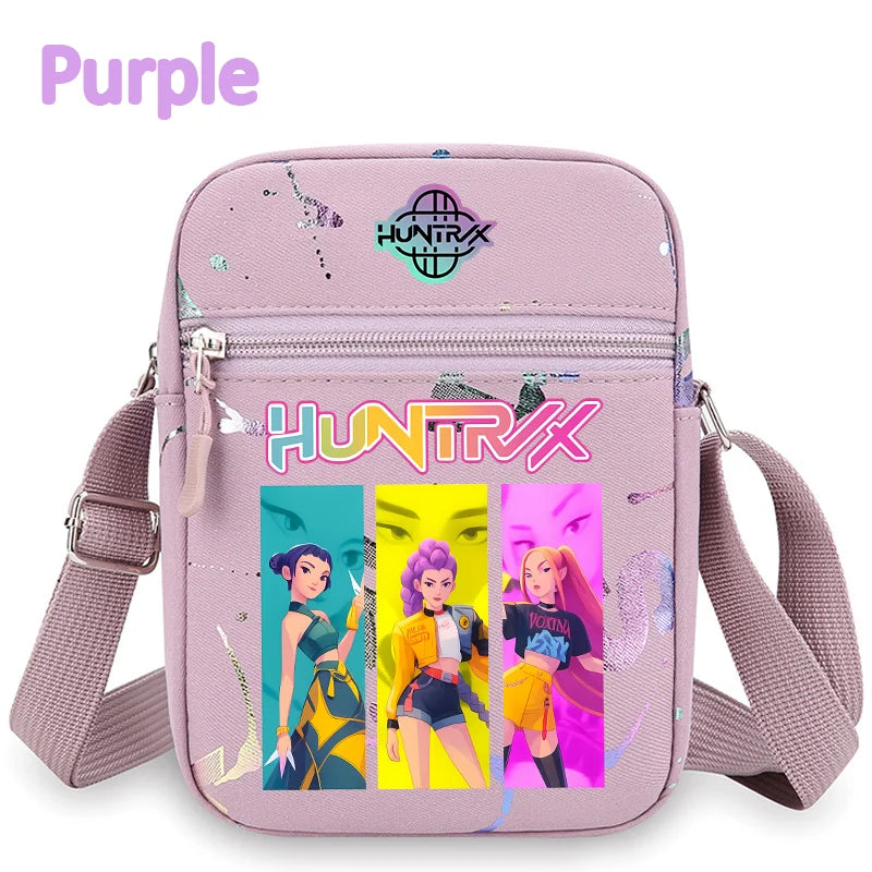 Kpop Demon Hunters Crossbody Bag HUNTRIX Backpack Rumi Pouch Bag