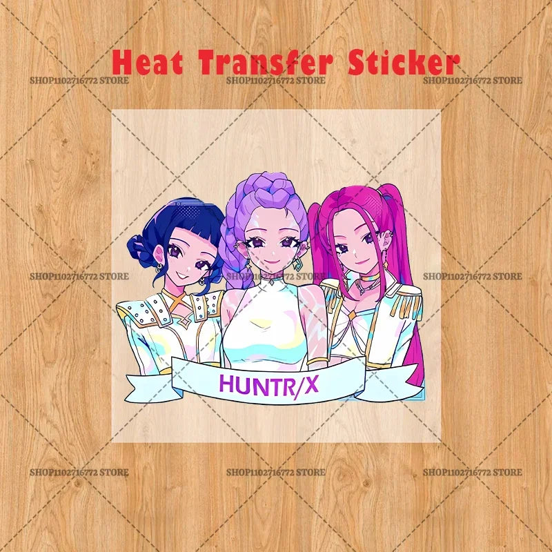 KPop Demon Hunters Children Five Finger Gloves Cute Touchable Screen Personalised Huntrix Merch Gift