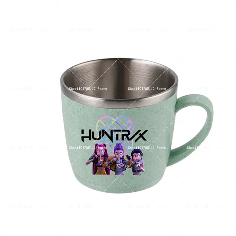 KPop Demon Hunters Stainless Steel Camping Cup Water Bottle Mug Merch Gifts K-Pop