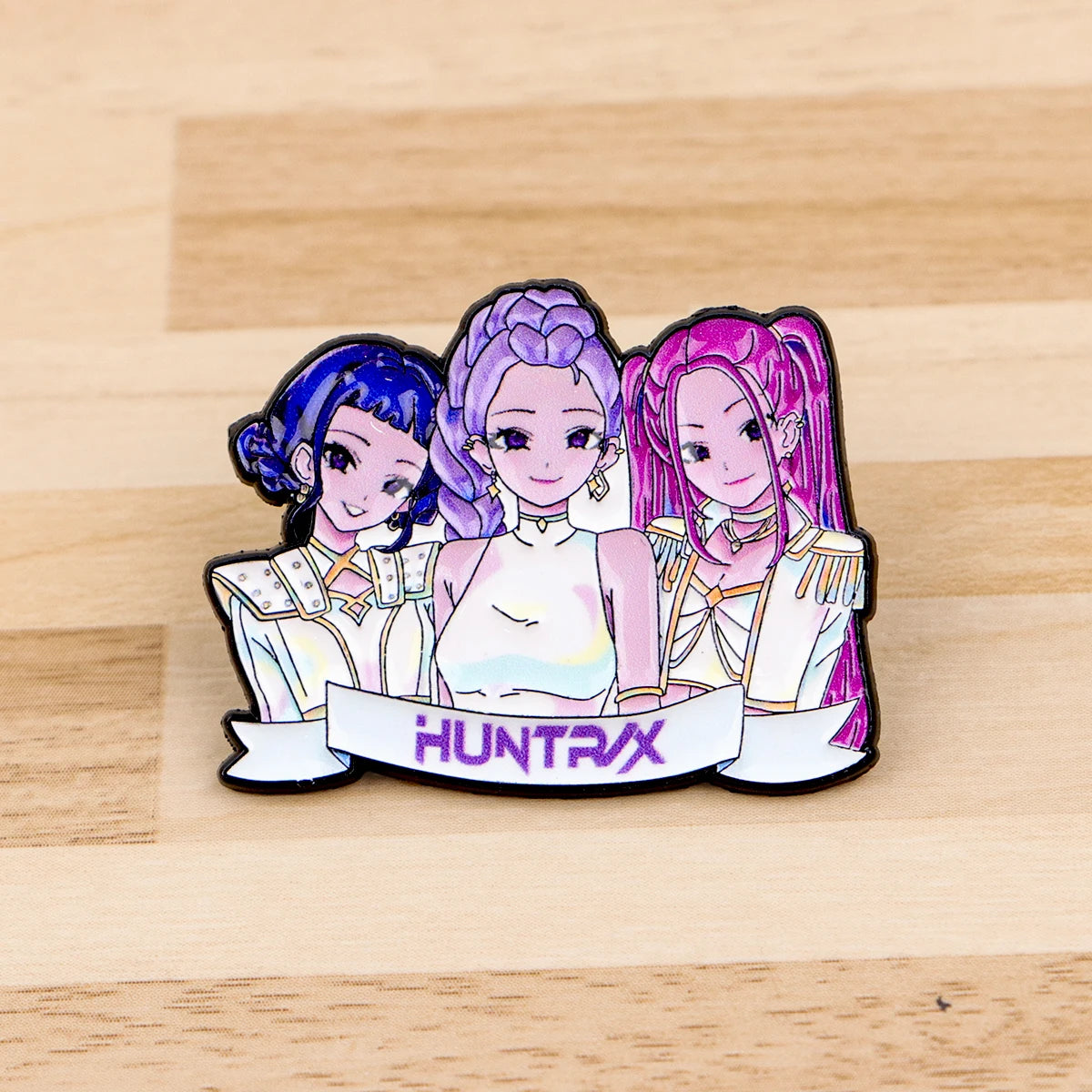 KPop Demon Hunters Enamel Pins K-POP Brooch Lapel Pin Badge Rumi Saja Boys Huntrix Gift Merch