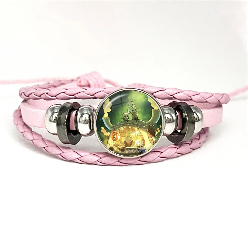 Hollow Knight Silksong Leather Bracelets Gamer Merch Gaming Jewellery Gifts Men