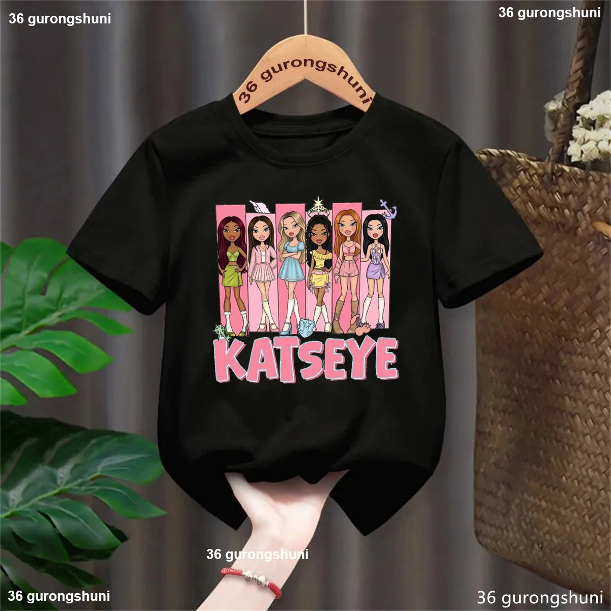 KATSEYE Music KPop Band Singer T-Shirt Boys/Girls Cute Kids K-Pop Clothes