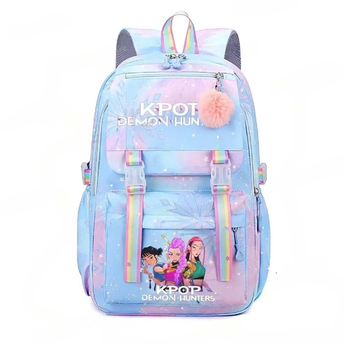 KPop Demon Hunters Backpack School Bag Huntrix Merch Gifts Rumi Mira Zoey