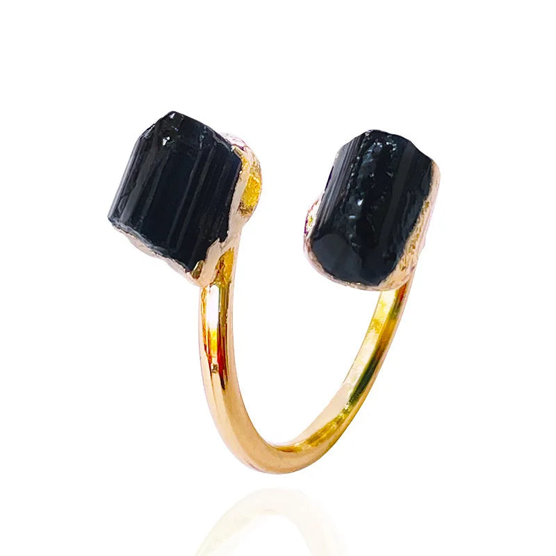 Black Tourmaline Bracelet Men Handmade Braided Energy Protection Crystal Bracelet
