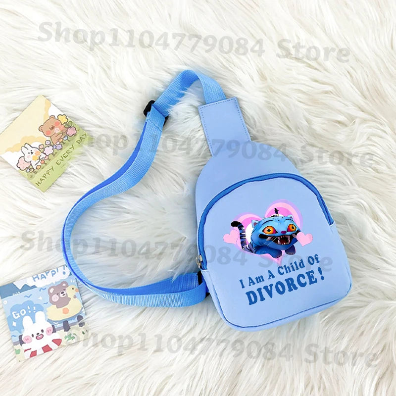 Kpop Demon Hunters Kawaii Chest Pack Rumi Huntrix Backpack Kids Shoulder Bag Pouch