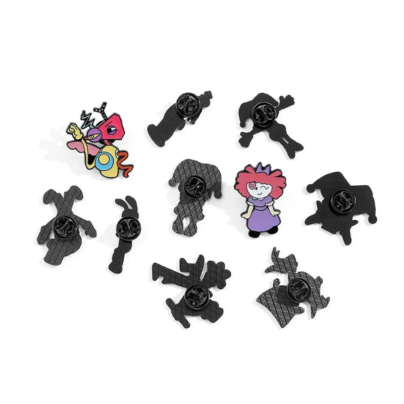 The Amazing Digital Circus Enamel Lapel Pin Badge Brooch TADC Pomni Jax Ragatha Accessories Jewellery