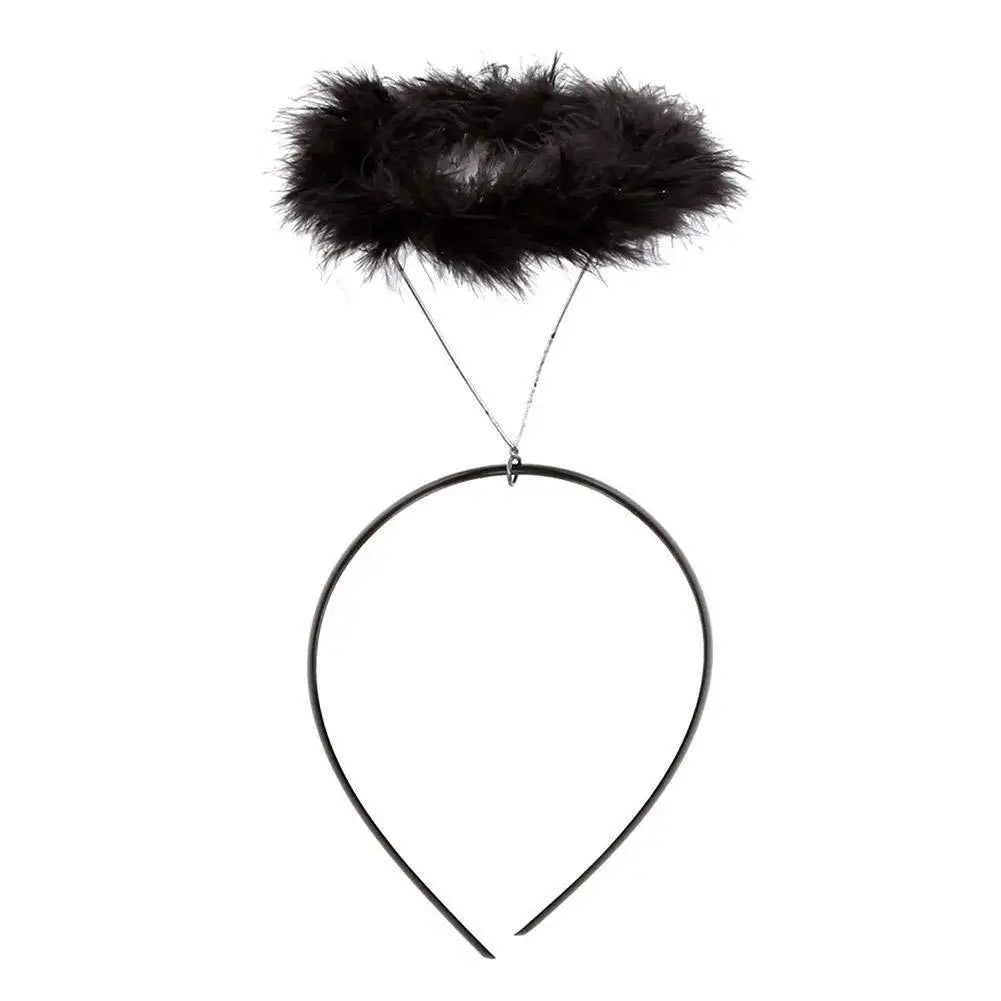 Black Devil Fallen Dark Angel Fancy Party Dress Halloween Costume
