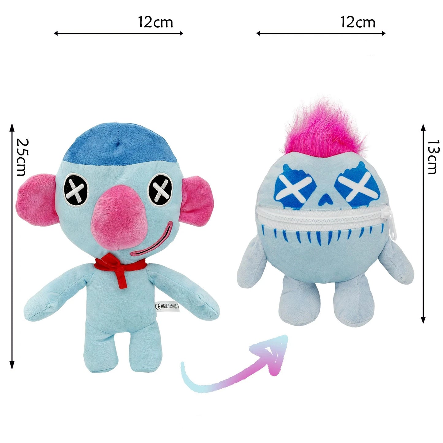 Wrongside Outimals Plush Poppy Playtime Chapter 5 Plushies Toys Chum Chompkins Lily Lovebraids Prototype