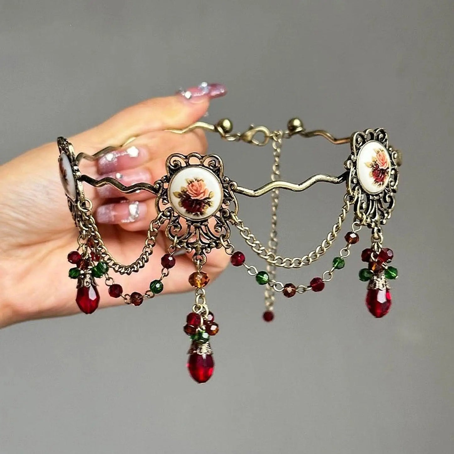 Victorian Gothic Choker Cameo Collar Costume Jewellery Accessory
