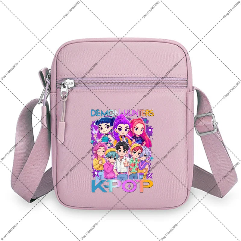 Kpop Demon Hunters Purse Crossbody Bags Shoulder Bag Huntrix Merch Gifts Hand Bag