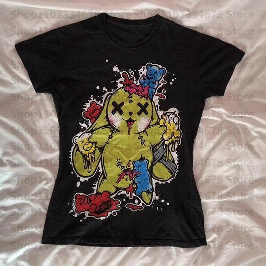 Cute Emo Y2K Punk Gothic Vest Camisole TShirt Top