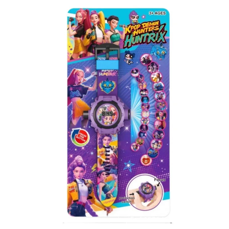 K-POP Demon Hunters Watch Toys Kids Kpop Huntrix Digital Wristwatch