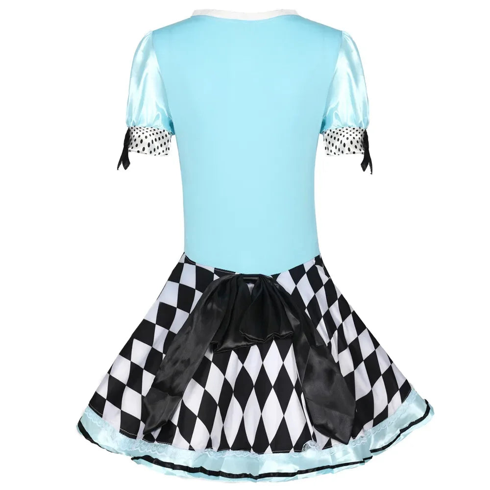 Sexy Adult Womens Alice in Wonderland Fancy Dress Costume
